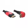 DELOCK HDMI A-A kištukas/kampinis laidas 2m