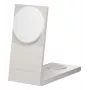 Belaidis įkroviklis Native Union Rise 3 viename Qi2 — USB, 2 m laidas, šviesiai pilka (smiltainio)
