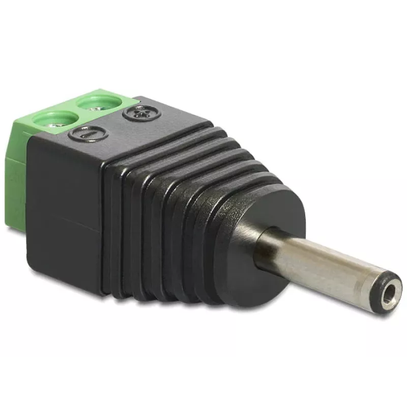 Adapteris nuolatinės srovės kištukui į gnybtų bloką DeLOCK 65434