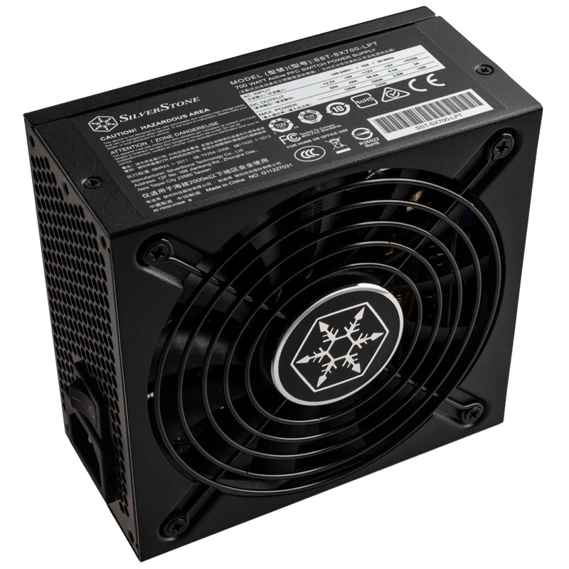SilverStone SFX Series SX700-LPT V1.1 - vidinis maitinimo blokas - SFX-L - 700 W - 80 PLUS Platinum - juodas