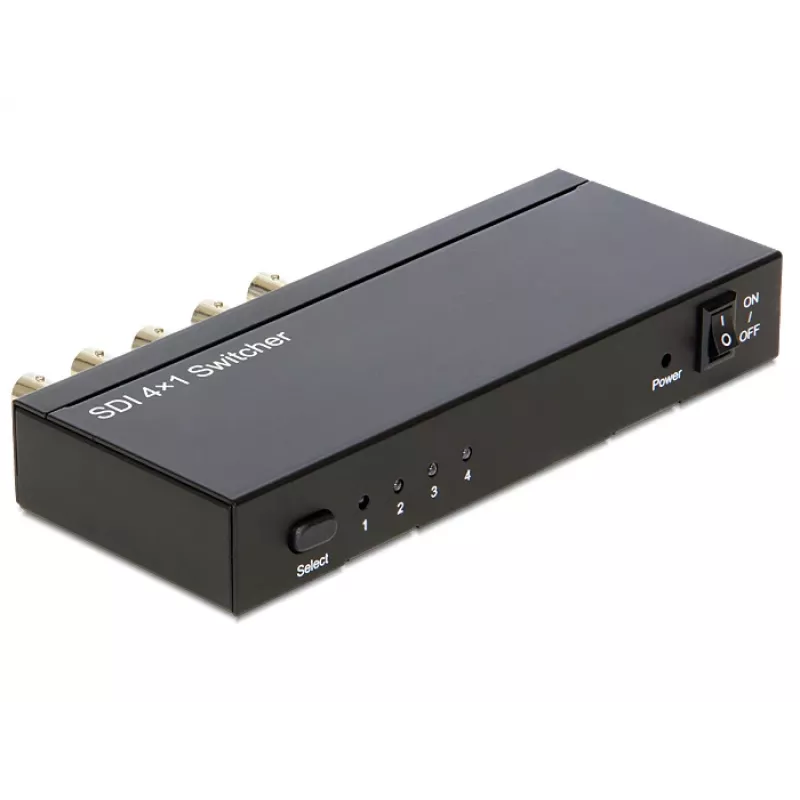 DeLOCK 93251 SDI/BNC vaizdo jungiklis 4×1
