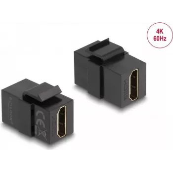 DeLOCK Keystone Modulis HDMI motina į HDMI motina juodas 87875