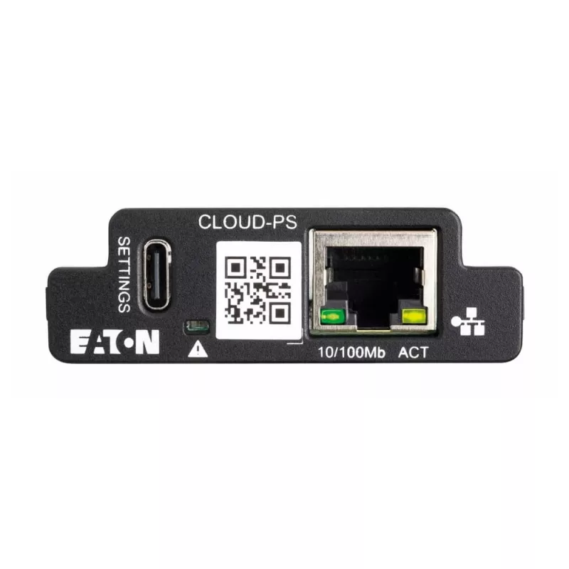 Eaton CLOUD-PS tinklo valdymo kortelė, Fast Ethernet, juoda