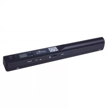 Rankinis skaitytuvas MEDIA-TECH MT4090, juodas, LED ekranas, USB 2.0, MicroSD, AAA baterija