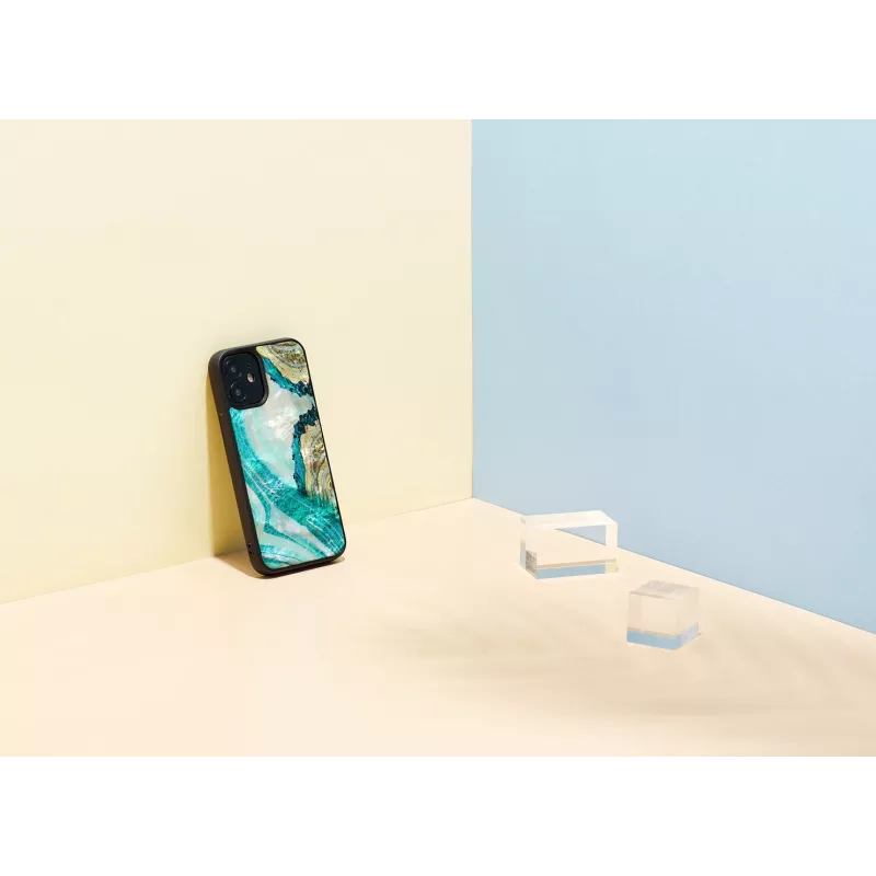 Apsauginis dėklas iKins Apple iPhone 12 mini – akvamarino agatas