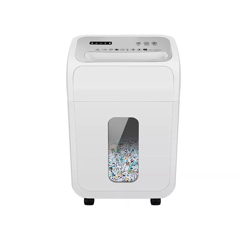 Biuro dokumentų smulkintuvas TRACER TRANIS47633 Baltas — kryžminis pjovimas 4×12 mm, 14 lapų talpa, 20 L krepšys