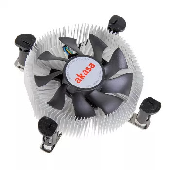 Akasa AK-CCE-7106HP procesoriaus aušintuvas juodas, sidabrinis