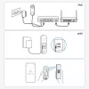 Reolink D340W vaizdo durų skambutis 5MP Wi-Fi asmens aptikimas dvipusis garsas
