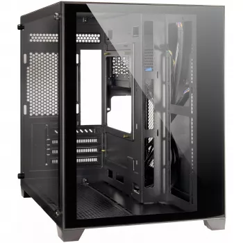 Korpusas Inter-Tech C-501 Aspect Midi Tower Juodas