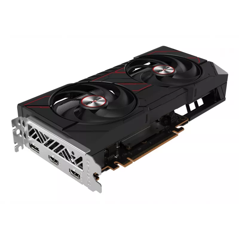 Vaizdo plokštė Sapphire Radeon RX 9060 XT 8 GB GDDR6, 128 bit, PCIe 5.0, 3320 MHz, 2x DP + HDMI