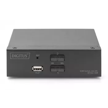 KVM jungiklis, 2x1, DisplayPort, 4K@60Hz, DS-12851