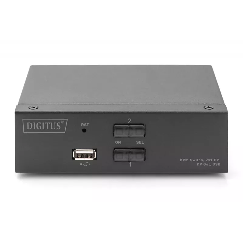 KVM jungiklis, 2x1, DisplayPort, 4K@60Hz, DS-12851