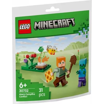 LEGO Minecraft 30732 Alexo stovyklos konfliktas