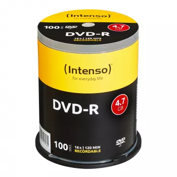 DVD-R Intenso 4,7 GB 100 vnt. dėžutė