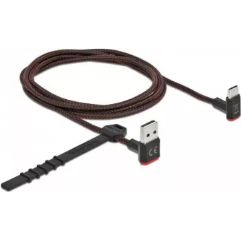 USB kabelis Type-A lizdas į USB Type-C lizdą kampuotas DeLOCK 85277