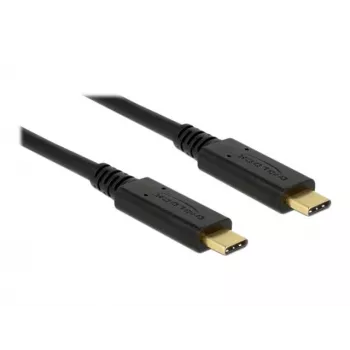 USB laidas DeLOCK 83042 USB 3.2 Gen 2 0,5 m USB C juodas