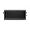 Sieninis 19 colių stelažo korpusas LANBERG 4U 600x450 mm juodas su metalinėmis durelėmis