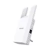 Tinklo stiprintuvas TENDA T10 2,4 GHz Wi‑Fi 4, 300 Mbps, 2 išorinės antenos, 1x RJ-45, baltas