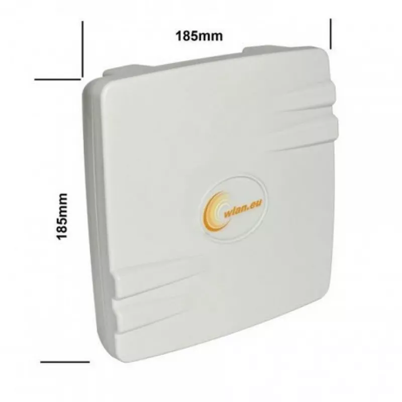 ALLNET ANT-24-1T1R-PATCH-185 kryptinė antena, 9 dBi, dviguba poliarizacija, 2,4 GHz