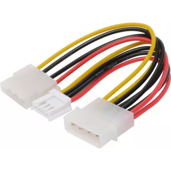 Maitinimo laidas ShiverPeaks 13,30 cm modelis 78231-HQ PC PSU jungtims