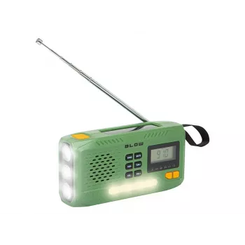 Nešiojamas AM/FM saulės radijas BLOW RA13 77-551#