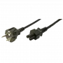 Maitinimo laidas LogiLink CP093 1,8 m C5 mova CEE7/7