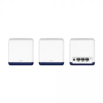 AC1900 viso namo „Mesh“ Wi-Fi sistema | Halo H50G (3 vnt.) | 802.11ac | 1300+600 Mbit/s | 3x Ethernet LAN (RJ-45) | „Mesh“ palaikymas | MU-MIMO