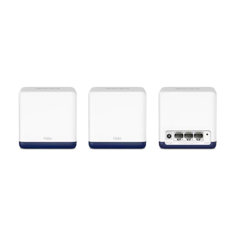 AC1900 viso namo „Mesh“ Wi-Fi sistema | Halo H50G (3 vnt.) | 802.11ac | 1300+600 Mbit/s | 3x Ethernet LAN (RJ-45) | „Mesh“ palaikymas | MU-MIMO