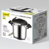 Slėginė viryklė Maestro MR-2901, 6 L, 22 cm skersmuo, sidabrinė, nelipni danga