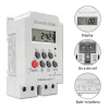 Elektroninis laikmatis DIN bėgiui QOLTEC PC0629 — 24V maitinimas, 16A išėjimas