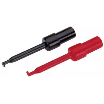 Zondų rinkinys Voltcraft 108542, 2 mm kištukas, CAT I, juoda ir raudona