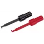 Zondų rinkinys Voltcraft 108542, 2 mm kištukas, CAT I, juoda ir raudona