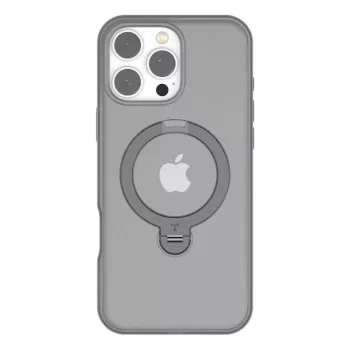 Dėklas telefonui Torras UPRO OSTAND SPIN SERIES, skirtas iPhone 16 Pro Max, titano pilkos spalvos