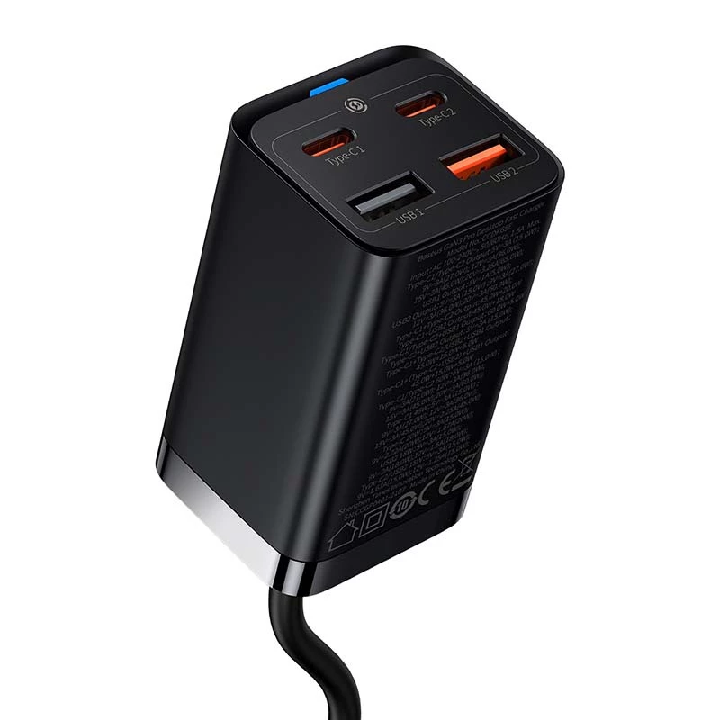 Kroviklis Baseus GaN3 Pro Mobilusis Telefonas Planšetė Juodas AC Vidaus 15V 3A