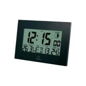 Sieninis laikrodis Renkforce E0311R — stačiakampis 230 × 163 mm, juodas