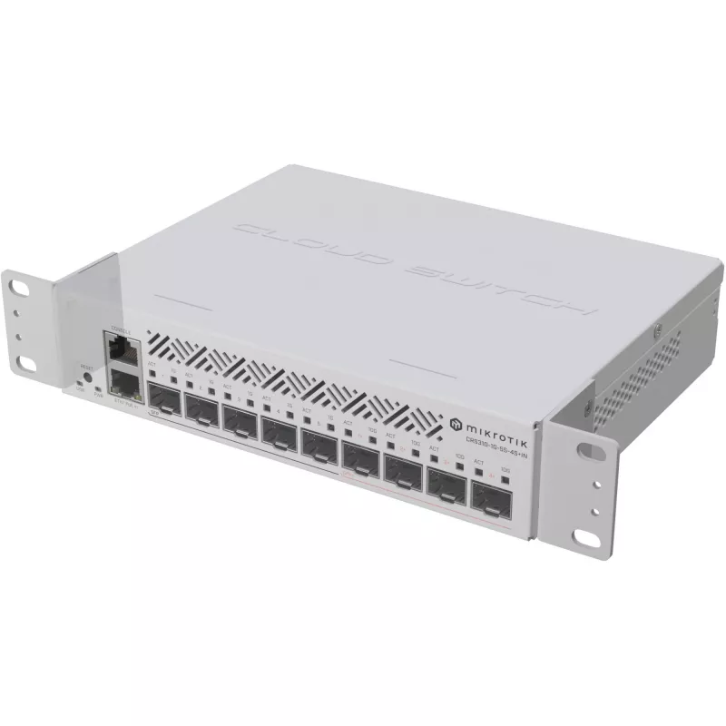 Montavimo kronšteinas MikroTik RMK-2/10, skirtas CSS610-8G-2S+IN ir CRS109-8G-1S-2HnD-IN