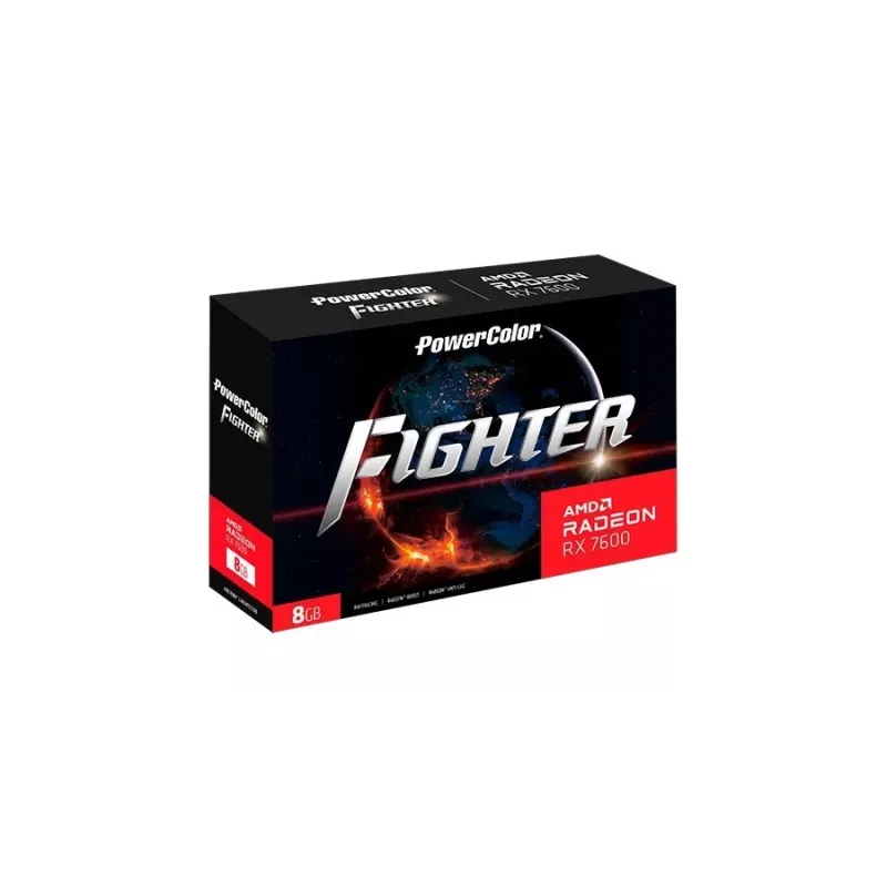 PowerColor Fighter Radeon RX 7600 8GB GDDR6 vaizdo plokštė