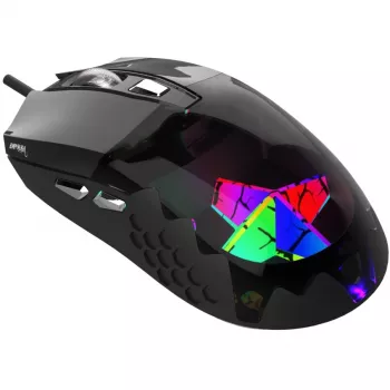 INCA Cian INCA Empousa 3D RGB LED 7200 DPI žaidimų pelė su makro klavišais