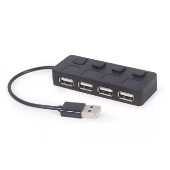 USB 2.0 4 prievadų šakotuvas Gembird UHB-U2P4-05