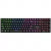 SHARKOON PureWriter RGB, žaidimų klaviatūra juoda, FR išdėstymas, Kailh Choc Low Profile Blue jungikliai