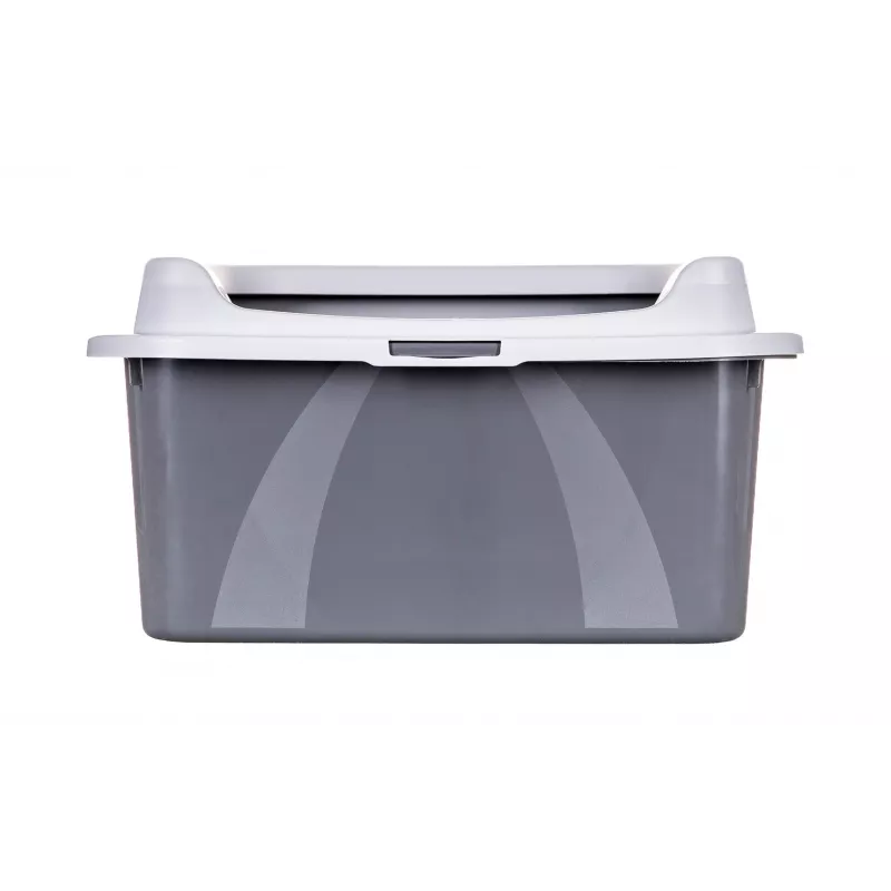 Kačių tualetas DIAMENTIQ Bonita pilkas plastikinis 571×392×209 mm, 1 kg