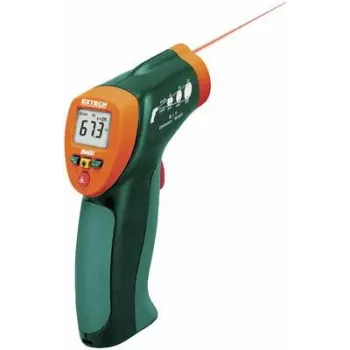 EXTECH IR400 infraraudonųjų spindulių termometras, optika 8:1, matavimo diapazonas nuo -20 iki +332 °C