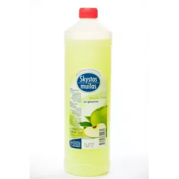 Skystas muilas su glicerinu, obuolių kvapu, 1 L butelis P03-01-2-00