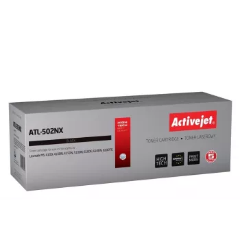 Toneris ActiveJet ATL-502NX, pakaitalas Lexmark 502X – juoda, 10 000 puslapių, 1 vnt., lazerinis, su būgnu