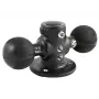 RAM Mounts apvalus dvigubos sferos pagrindas - C rutulys (1,5 colio), polietileniniame maišelyje (RAM-217-1U)