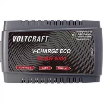 VOLTCRAFT V-Charge Eco NiMh 2000 modelių statybos įkroviklis 230 V 2 A NiMH, NiCd (eN2)