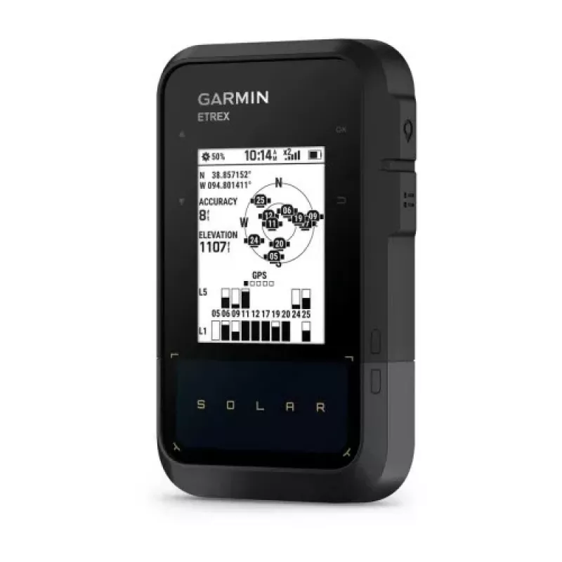 Garmin eTrex Solar – Nešiojamas GPS Navigatorius su Saulės Energija