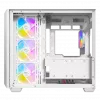 Antec C5 Midi Tower baltas - ATX/ITX/micro ATX korpusas su stiklu ir 3x 120 mm ventiliatoriais