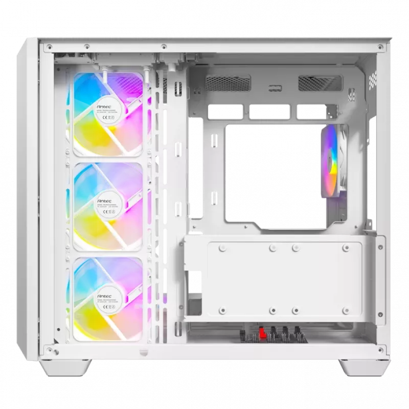 Antec C5 Midi Tower baltas - ATX/ITX/micro ATX korpusas su stiklu ir 3x 120 mm ventiliatoriais