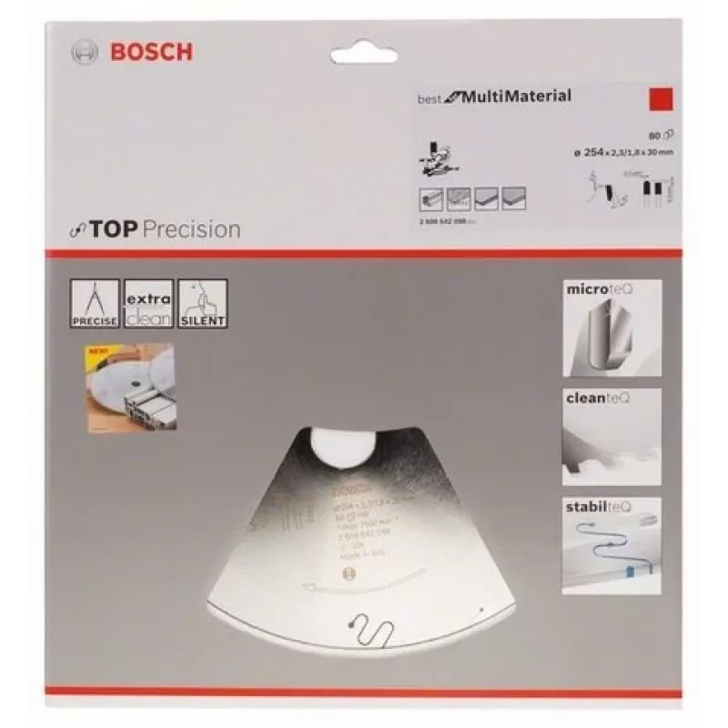 Bosch 2 608 642 098 diskinis pjūklo diskas 25,4 cm 1 vnt.